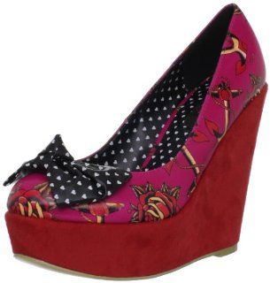 Iron Fist Womens Love Me Now Wedge Pump Shoes