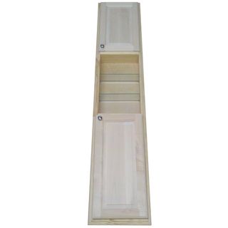 Baldwin 78 inch Natural Recessed Pantry Storage Cabinet