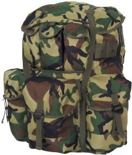 Fox Outdoor Military Spec Large Nylon Alice Pack Woodland