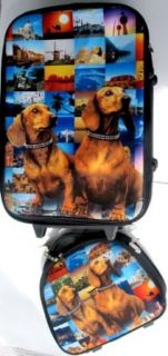 Dachshunds AKC Show Dogs Themed Fashion Luggage Set