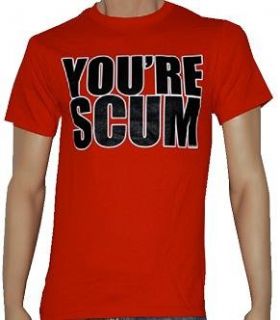 OUTBREAK   Youre Scum   Red T shirt Clothing
