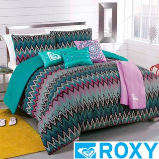 Roxy Tribal Dash 5 piece Comforter Set with Body Pillow and Throw