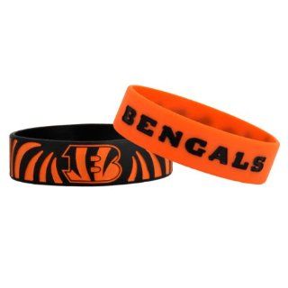 NFL Cinncinnati Bengals Bulky Bandz Bracelet 2 Pack