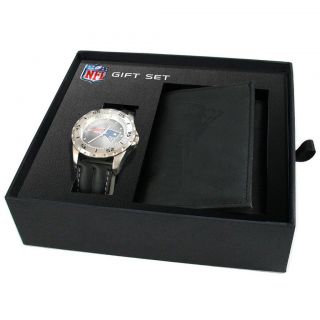 New England Patriots Watch and Wallet Gift Set