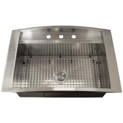 Ticor Royal Stainless Steel 16 gauge 33x22 Overmount Kitchen Sink