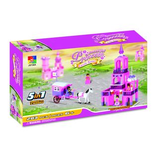 Fun Blocks Beautiful Princess Castle Brick Set (5 in 1)