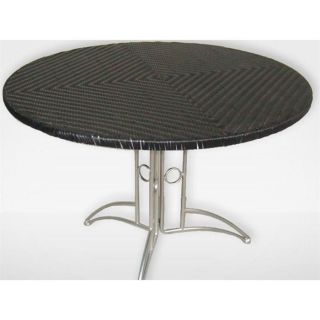 TABLE Diam 100 cm H 75 cm METAL/PVC   Achat / Vente TABLE A MANGER