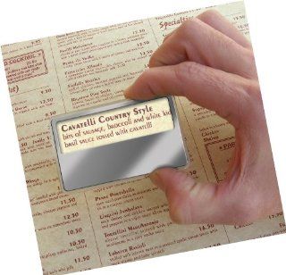 Carson MagniCard LED Lighted Credit Card Size Magnifier
