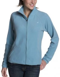 Champion Womens Micro Fleece Jacket, Reef Blue, Xlarge