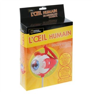 oeil humain National Geographic   Achat / Vente JEU ASSEMBLAGE