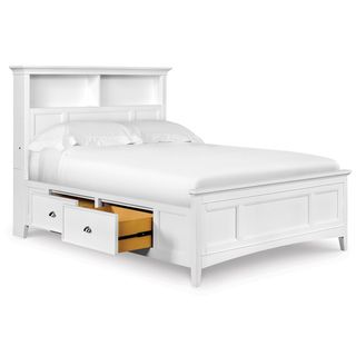 Kenley Twin Bookcase Bed with Regular Rail and Storage