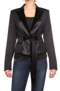 YSL Yves Saint Laurent Blazer Jacket BRANDY, Color: Black