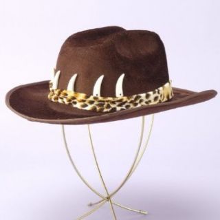 Cowboy Hat with Teeth   Brown Clothing