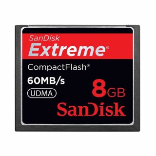 Carte mémoire Sandisk Compact Flash Extreme 8 Go   Carte mémoire de