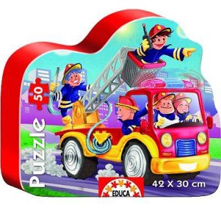 Puzzle 50 pièces   Mignon  Camion de pompiers   Achat / Vente PUZZLE