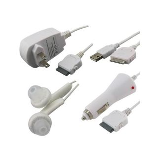 Eforcity Car/ Wall Chargers/ USB Cable/ Headset for iPod Touch Gen3