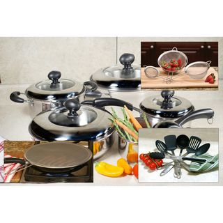 Stainless Steel 10 piece Cookware and Tool Set