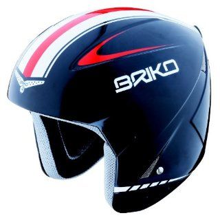 Briko Phoenix Ski Helmet (Black/Red/White, 52cm) Sports