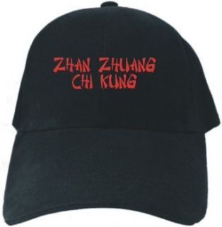 Caps Black Embroidery  Zhan Zhuang Chi Kung Oriental