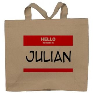 HELLO my name is JULIAN Totebag (Cotton Tote / Bag