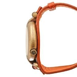 Lucky Brand Womens Strap Orange Leather Watch