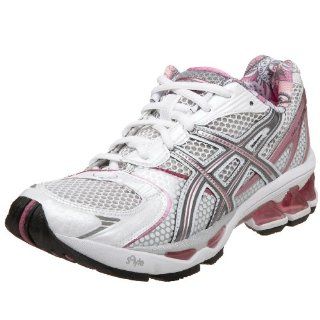 Womens GEL Kayano 15 Running Shoe,White/Carbon/Ochid,11.5 B US Shoes