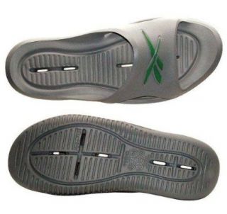  Reebok Mens Kobo V Sandal,Light Grey/Raw Green,15 M US Shoes
