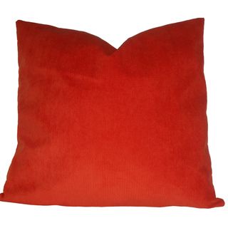 Ann Marie Lindsay 18 inch Tangerine Corduroy Pillow Cover