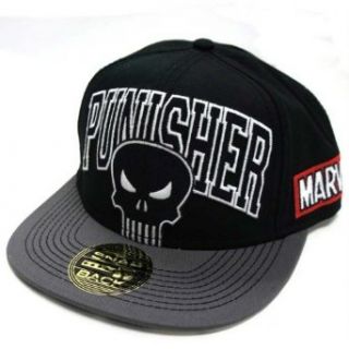 Marvel Punisher Snapback Cap: Clothing