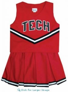 Size 20 Texas Tech Red Raiders Childrens Cheerleader