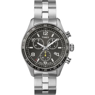 Timex Mens T2P041 Ameritus Chronograph Stainless Steel Bracelet Watch