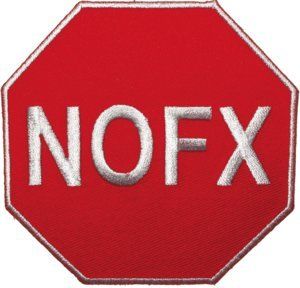 NOFX Rock Music Band Patch  Stop Sign   Applique Clothing