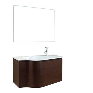 35.5 inch Single Bathroom Wood Vanity