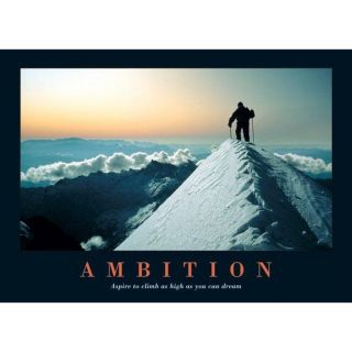 Poster paysage montagne ambition (91.5 x 61cm)   Achat / Vente TABLEAU