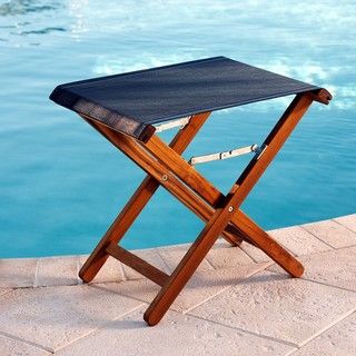 Teak Folding Side Table/ Footrest