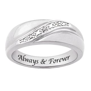 Sterling Silver Diamond Accent Always & Forever Band Today $69.99 4