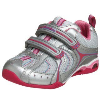 Hook And Loop II Fashion Sneaker,Silver/Pink,9 M US Toddler Shoes