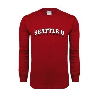 Seattle Cardinal Long Sleeve T Shirt Small, Volleyball