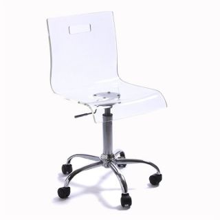 POTIRON Chaise de bureau pivotante transparente   Achat / Vente CHAISE