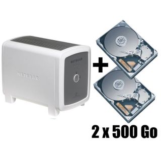 NetGear SC101 NAS + 2 HDD 500 Go IDE   Achat / Vente BOITIER COMPOSANT