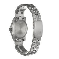 Tissot Womens T Classic PR50 Titanium Digital Silver Dial Watch