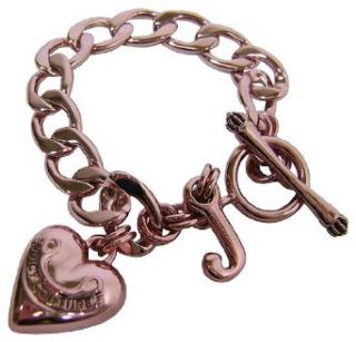 Juicy Couture Pink Heart Starter Charm Bracelet Clothing