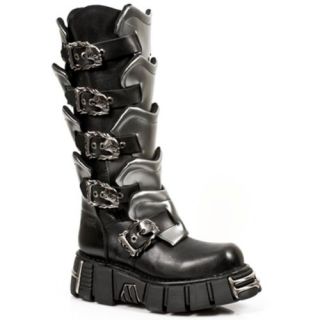 New Rock Boots Style 738 S1 Black Shoes