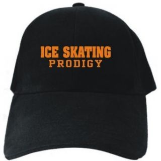 Ice Skating PRODIGY Black Baseball Cap Unisex Clothing