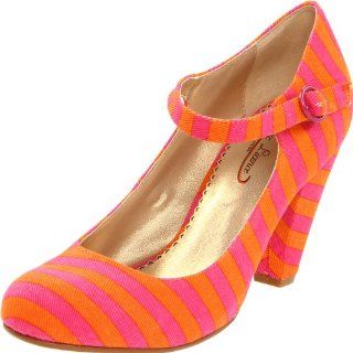 Poetic Licence Womens The Right Stripes Pump Shoes