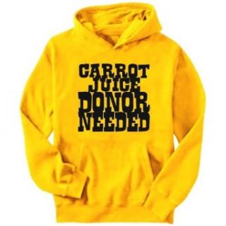Carrot Juice Donor Needed Mens Hoodie Clothing