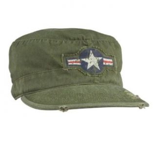Vintage Olive Drab Army Corp Fatigue Cap Clothing