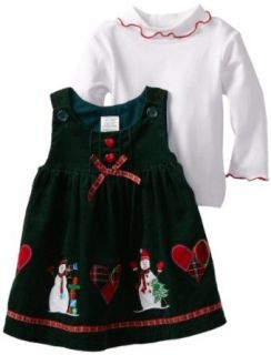 Good Lad Baby Girls Infant Jumper Set, Green, 12: Clothing