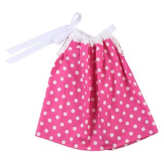 Just Girls Infant Pink Polka Dot Dress and Bloomers Set