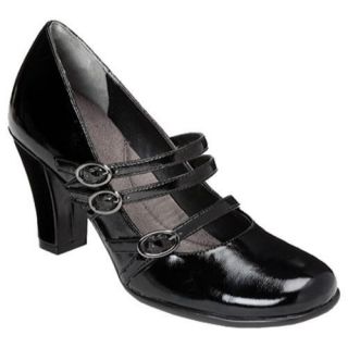Womens Aerosoles Out of Controle Black Patent